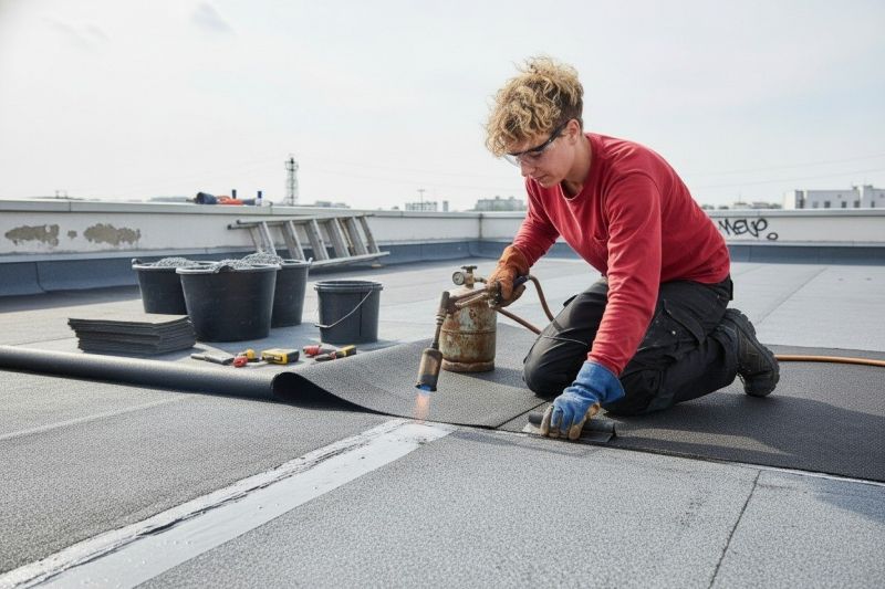 Common Signs You Need Tar Roof Torchdown Repair